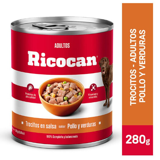 RICOCAN POLLO Y VERDURAS ADULTO TROC