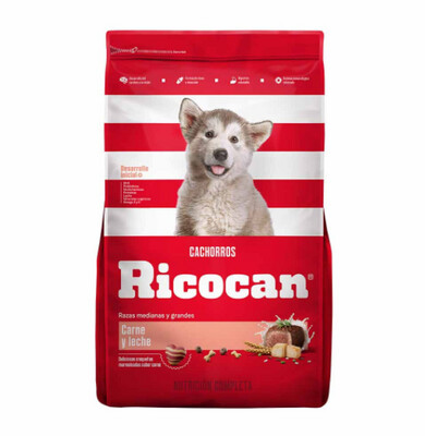 RICOCAN  CARNE Y LECHE CACHORROS RZ MG x 22 Kg