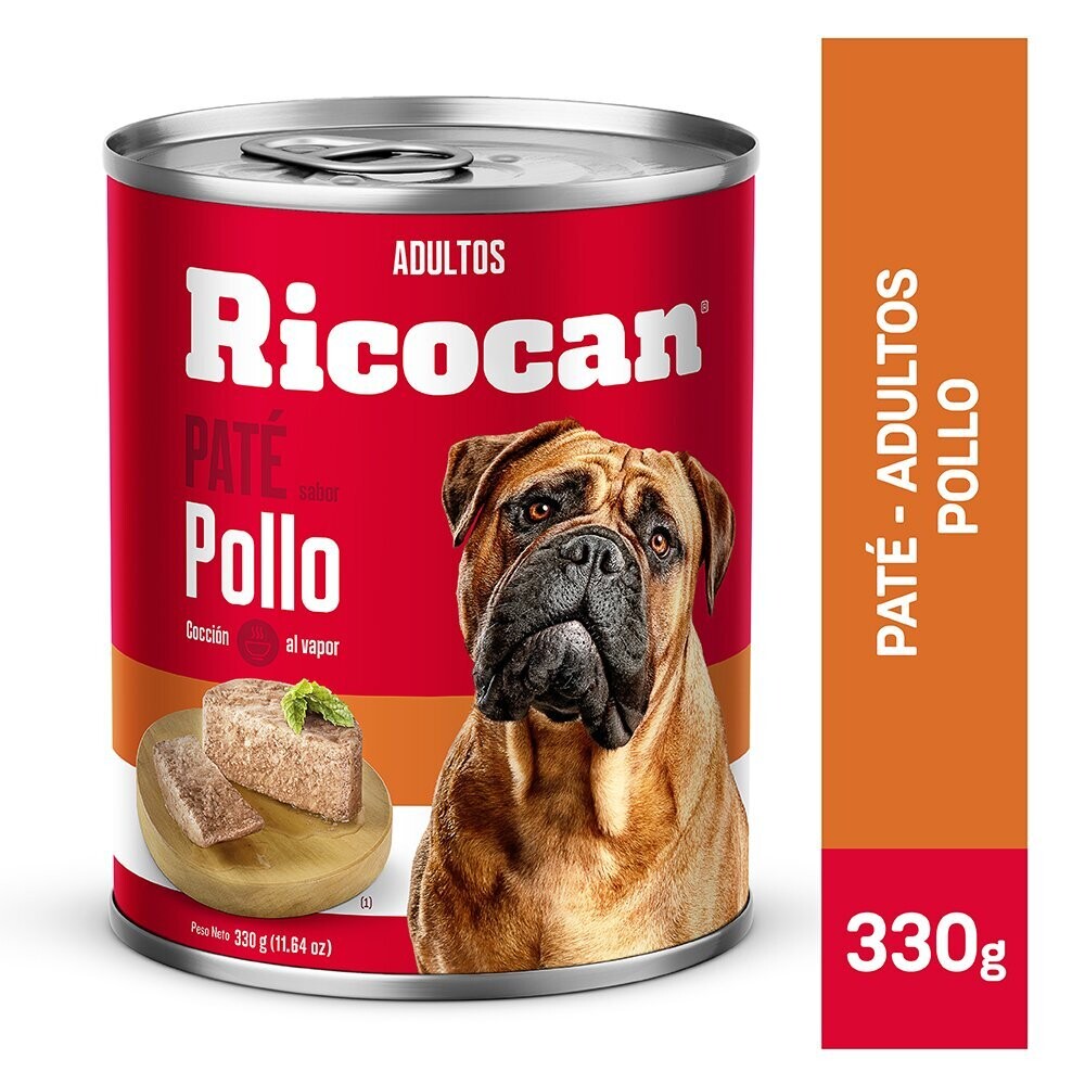RICOCAN POLLO ADULTO PATE 330gr