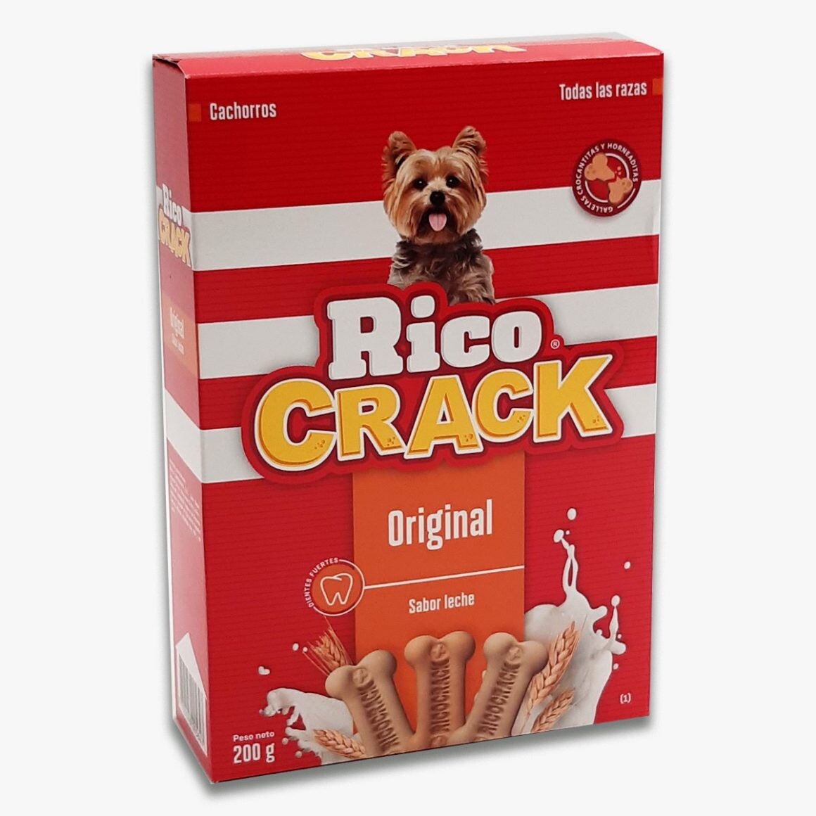 RICOCRACK ORIGINAL CON LECHE CACHORRO x 200gr