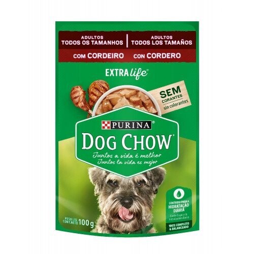 DOG CHOW Picnic de Cordero Trozos Jugosos 100gr