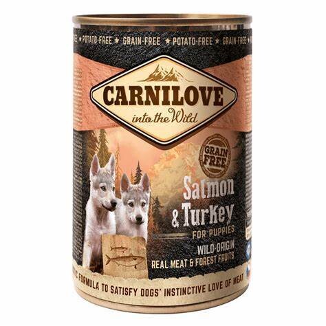 CARNILOVE SALMON & TURKEY FOR PUPPIES 400gr