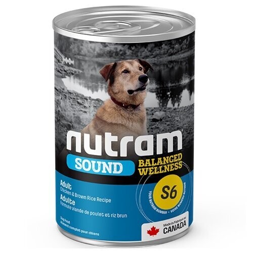S6 NUTRAM SIUND ADULT DOG CANNED FOOD 369 G