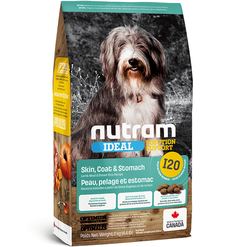 NUTRAM I20 NEW IDEAL SENSITIVE SKIN COAT & STOMACH DOG 11.4 KG NUTRAM I20 NEW IDEAL SENSITIVE SKIN COAT & STOMACH DOG 11.4 KG