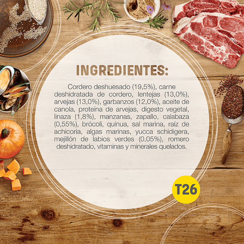 NUTRAM T26 NEW TOTAL GRAIN-FREE ALLERGY LAMB DOG 11.4kg