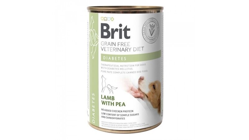 BRIT GF VET DIETS CAN DOG DIABETES 400gr