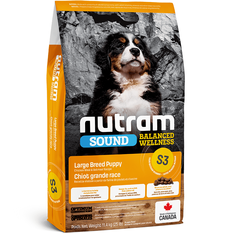NUTRAM S3 NEW SOUND LARGE BREED PUPPY 11.4 KG