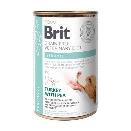 BRIT GF VET DIETS DOG CAN STRUVITE 400gr