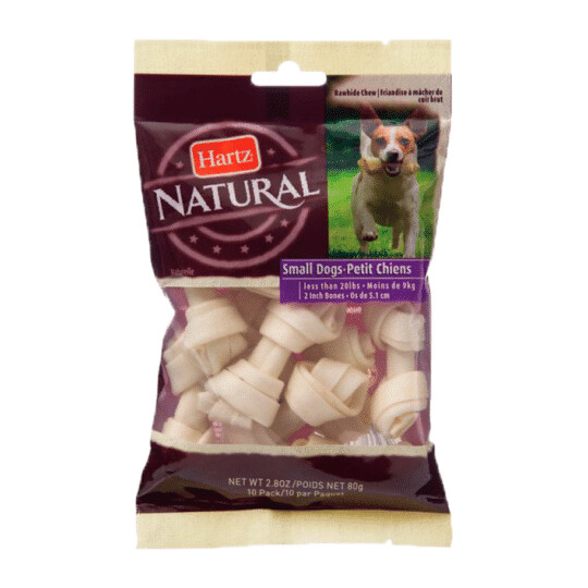 CARNAZA MINI BONES NATURAL - 3 OZ  10 uni