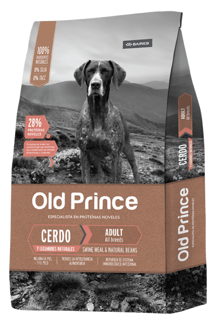 OLD PRINCE NOVEL CERDO Y LEGUMBRES NATURALES ADULTO X 15 KG