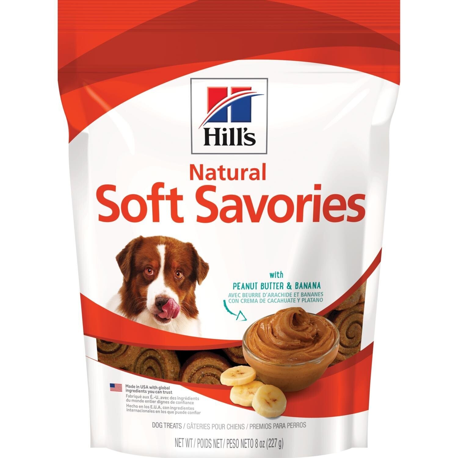 Hills Natural Soft Savories Peanut Butter & Banana 227gr