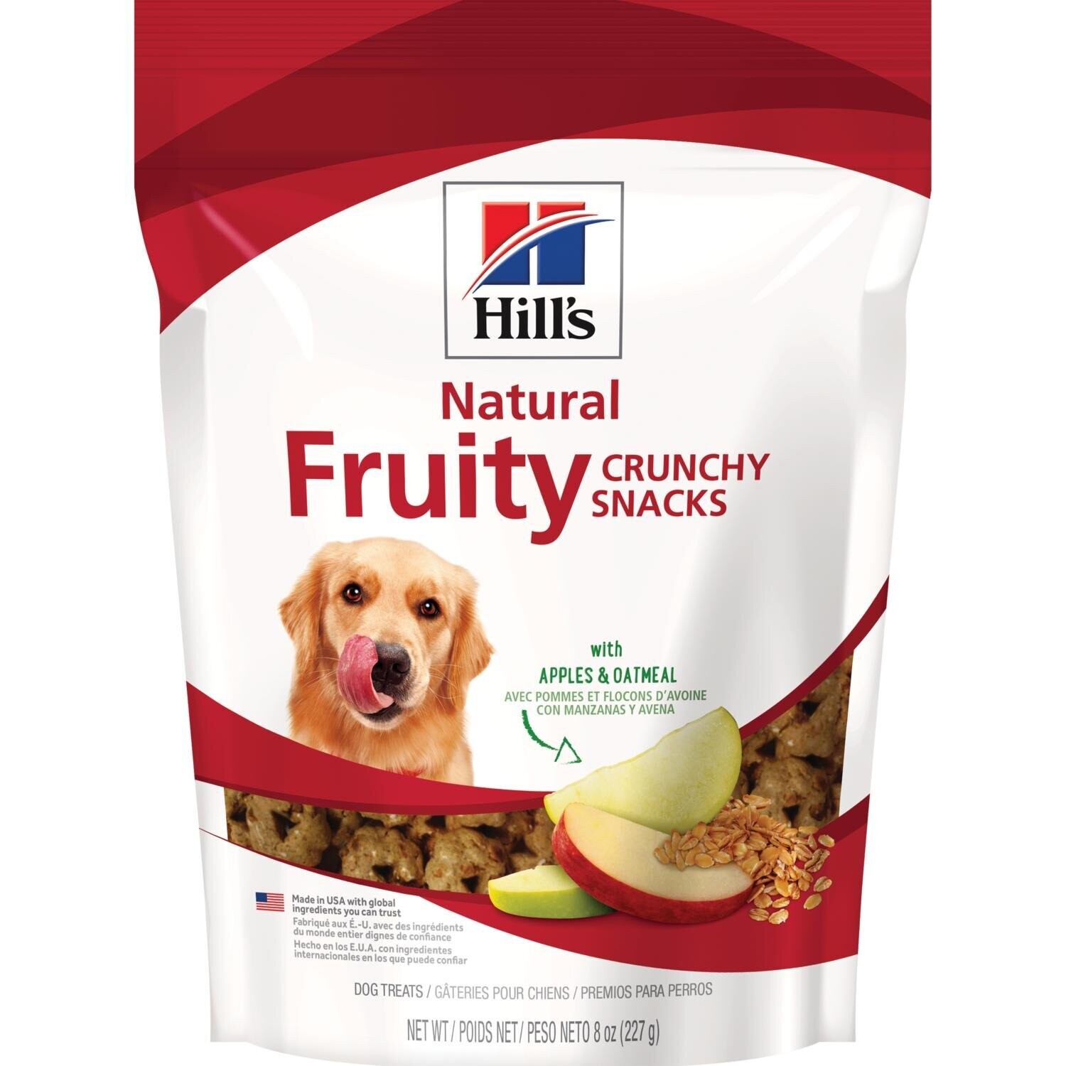 Hills SD Crunchy Fruity Snacks With Apples & Oatmeal 227 G - Manzana Y Avena de 227gr