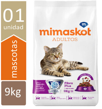 Mimaskot de 9kg salmón, atún y sardina
