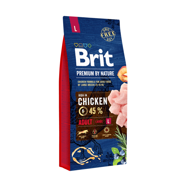 BRIT PREMIUM BY NATURE ADULT LARGE 15kg