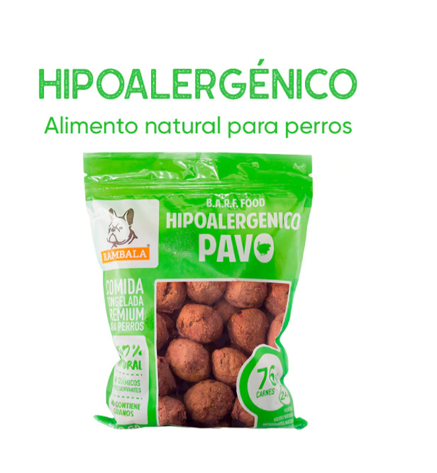 Alimento rambala ALBÓNDIGAS DE PAVO HIPOALERGÉNICO 800GR