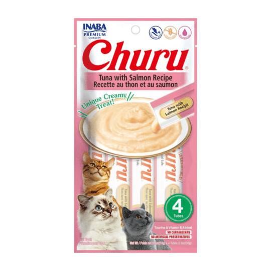 Churu Atún con Salmón – Snack húmedo para gatos Churu Atún con Salmón – Snack húmedo para gatos