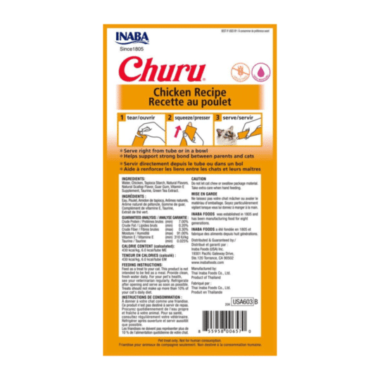 Churu Pollo – Snack húmedo para gatos