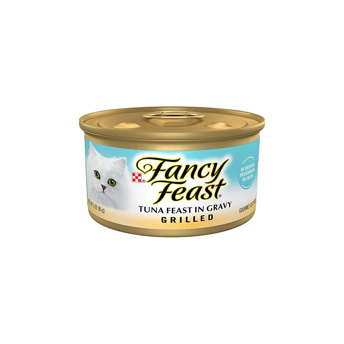 FANCY FEASTTUNA FEAST IN GRAVY GRILLED, son exquisitos trozos de atún cocinados delicadamente 85gr