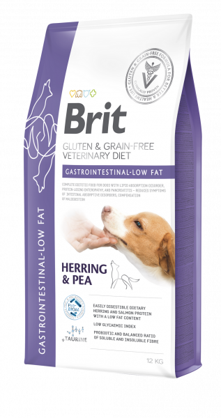 BRIT GASTROINTESTINAL-LOW FAT 12KG