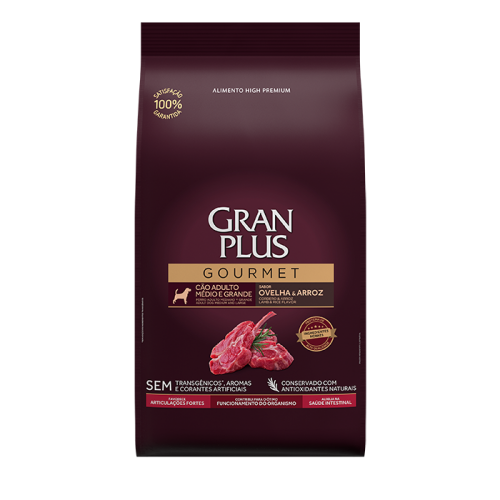 Gran Plus Gourmet Perro Adulto Mediano y Grande Oveja y Arroz Gran Plus Gourmet Perro Adulto Mediano y Grande Oveja y Arroz