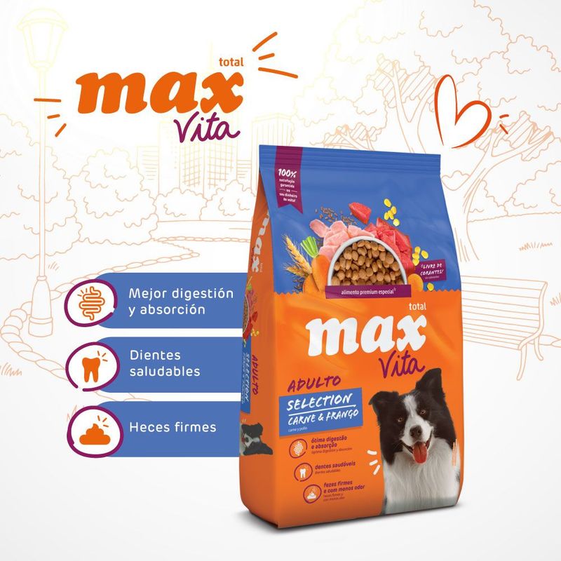 MAX PROFESSIONAL LINE PERFORMANCE ADULTOS CARNE, POLLO & ARROZ 10kg MAX PROFESSIONAL LINE PERFORMANCE ADULTOS CARNE, POLLO & ARROZ 10kg