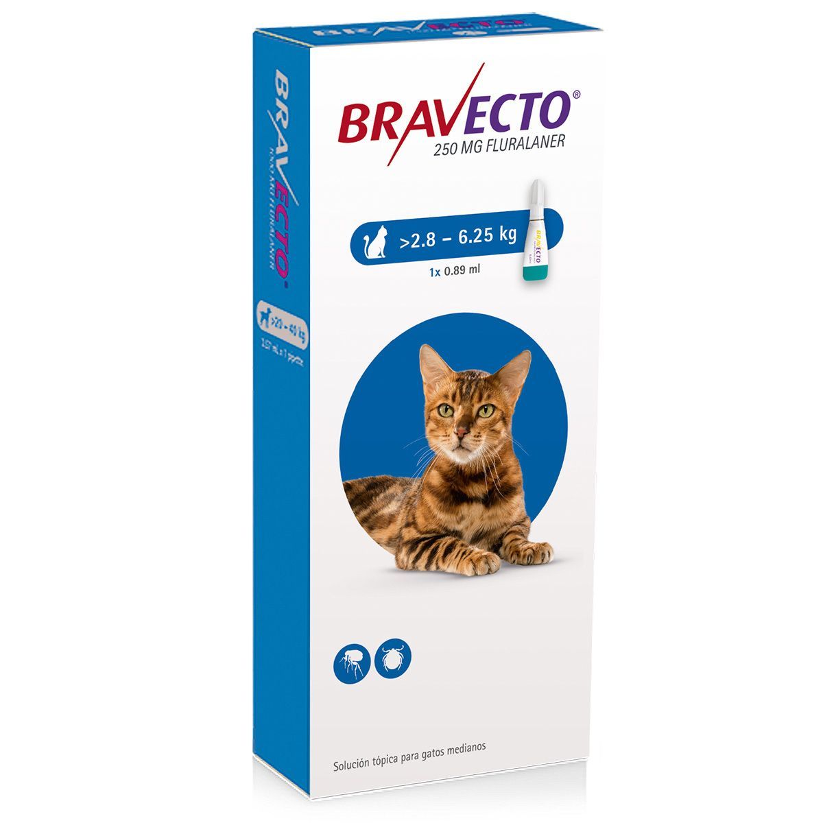 BRAVECTO PLUS FELINO 2.8 A 6.25 KG