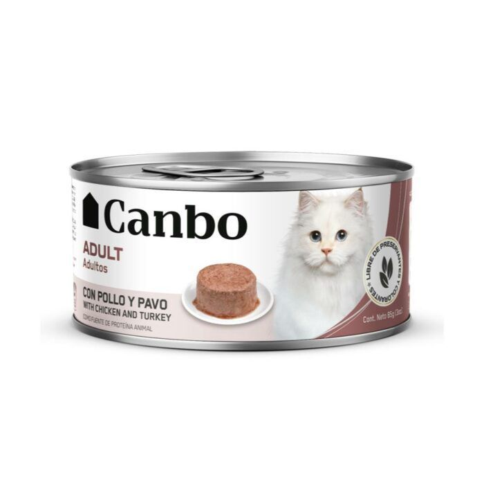 Canbo Paté Pollo y Pavo x 85gr – Gatos Adultos
