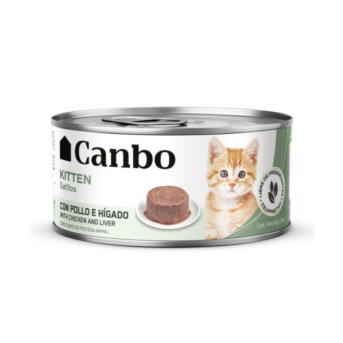 Canbo Paté Hígado y Pollo x 85gr – Gatitos