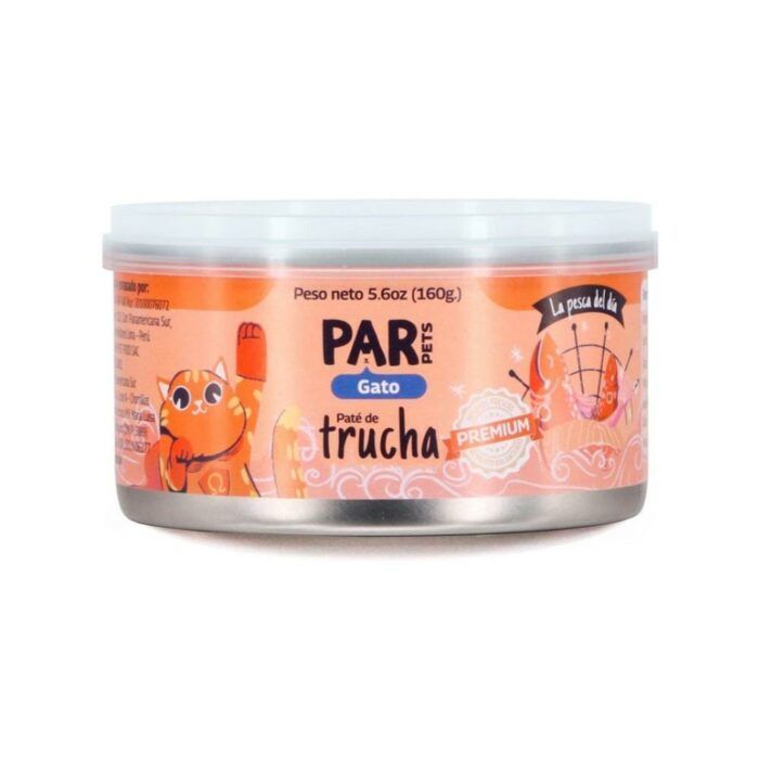 Par Pets paté de Trucha para gatos adultos x 160gr