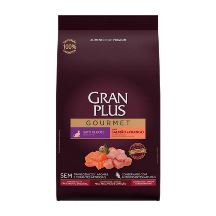 Gran Plus Gourmet Salmón y Pollo 10kg – Gatitos pequeños