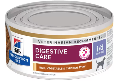 Hills PD Canine i/d Low Fat 5.5oz (Estofado) de 156g