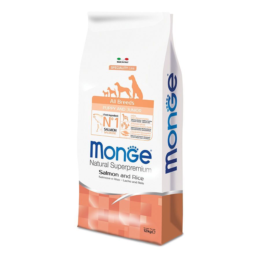 Monge Cannine Puppy All breeds Salmon y Arroz 12kg