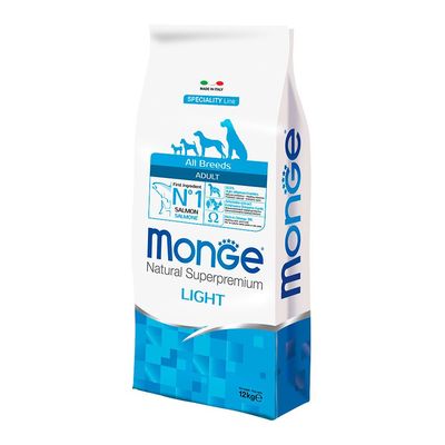 Monge canine Adult Light Salmon y Arroz 12 kg Monge canine Adult Light Salmon y Arroz 12 kg