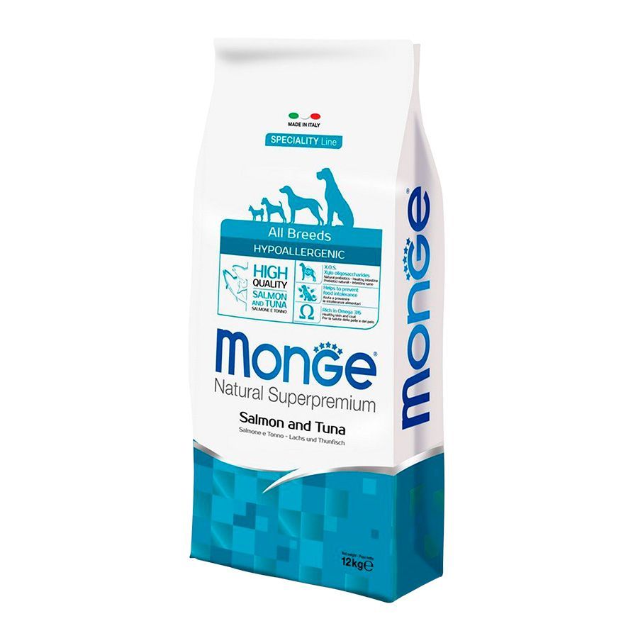 Monge canine Adult Hipoalergenico Salmon y Atún 12 kg