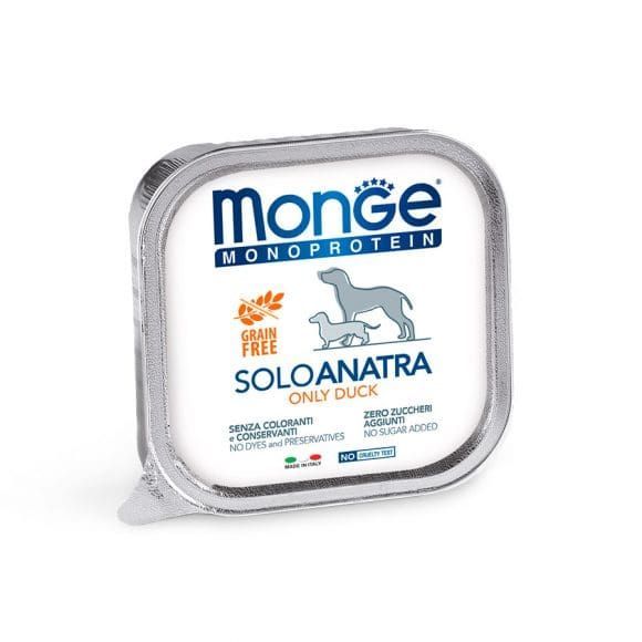 Monge Cannine Monoprotein Pato de 156g