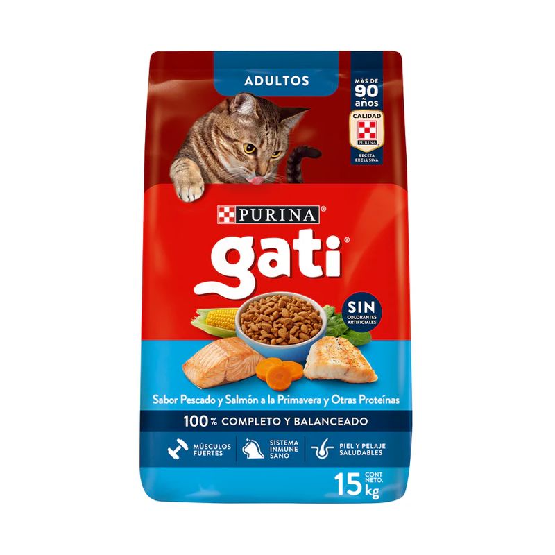 GATI Sabor Pescado con Vegetales 15kg