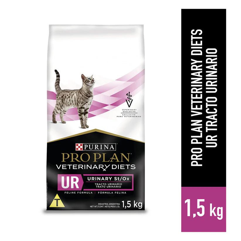 Pro Plan Veterinary Diets UR  - 1.5kg  Tratamiento para Problemas del Tracto Urinario en Gatos