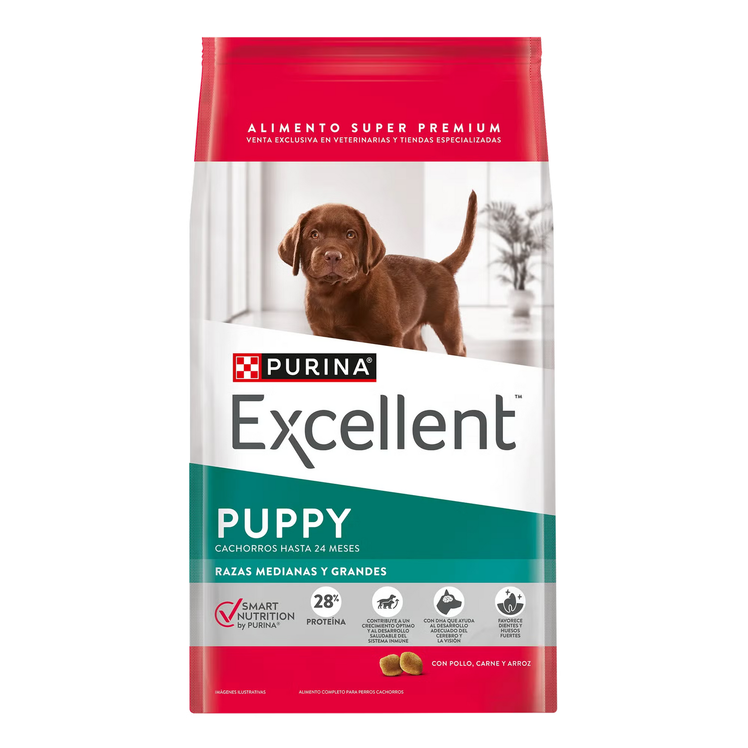 Excellent Cachorro Pollo y Arroz Razas Medianas y Grandes 15KG