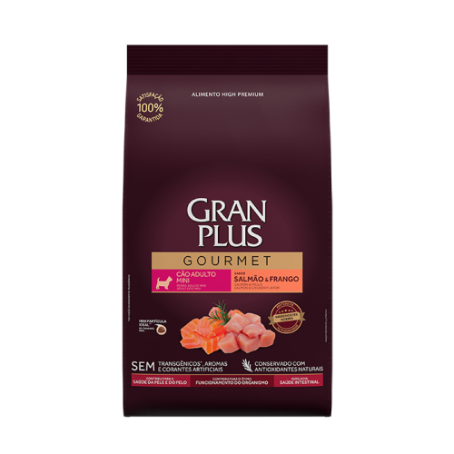 Gran plus Gourmet Perro Adulto Mini Salmón y Pollo 10kg