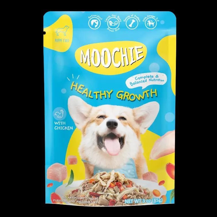 Moochie Dog Crecimiento Saludable 85gr