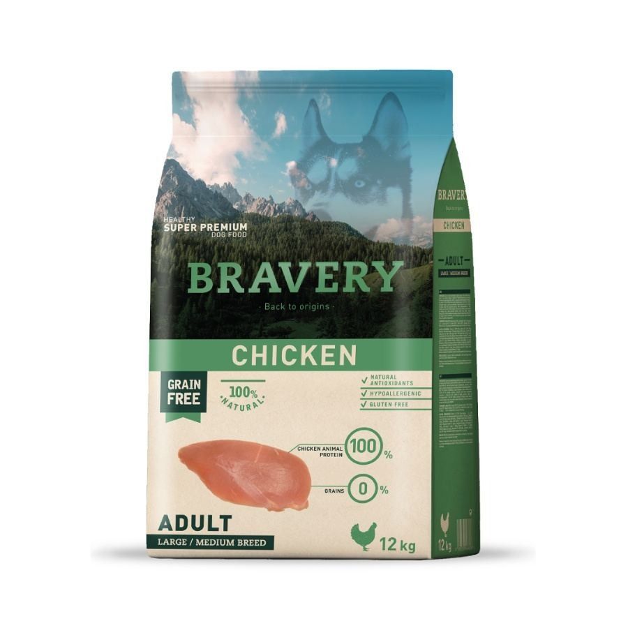 Bravery Dog Adulto Razas Medianas y grandes Chicken