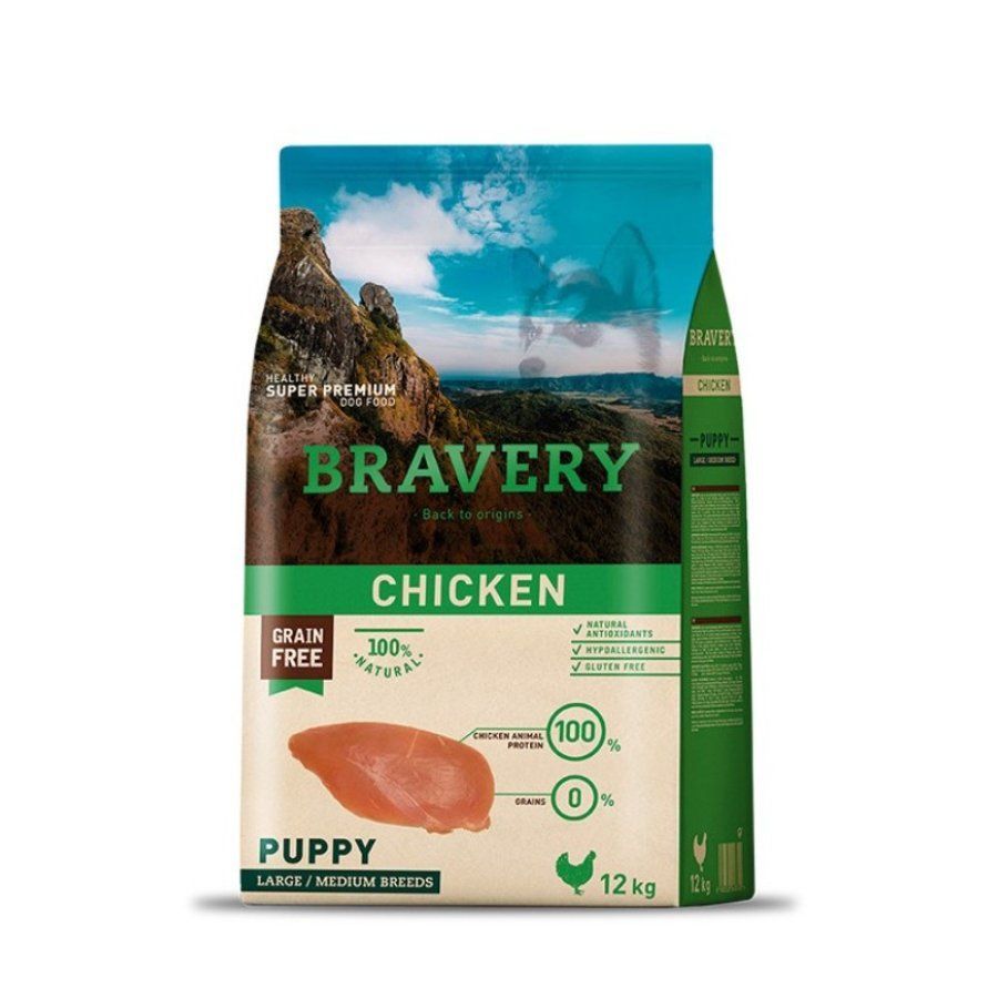 Bravery Dog Puppy Razas Medianas y grandes Chicken