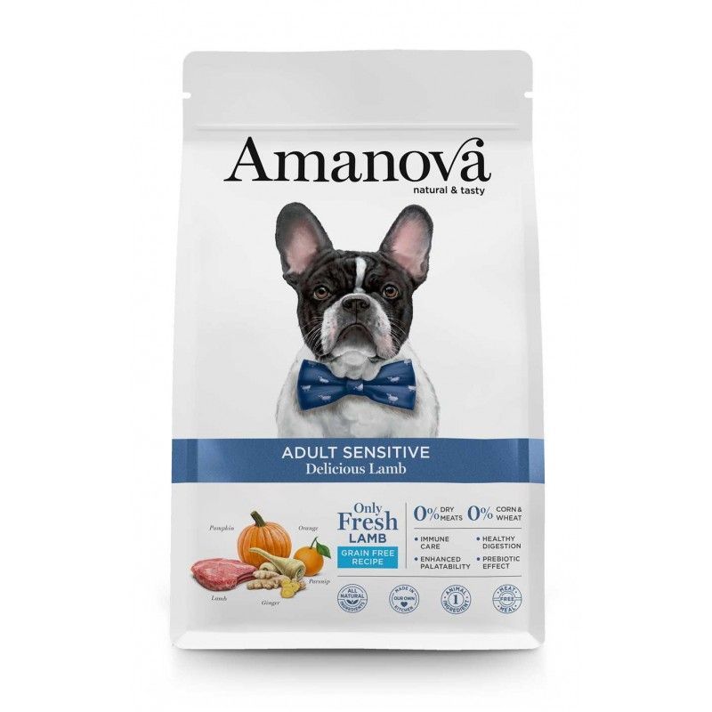 Amanova GF adulto Sensitive Delicious cordero