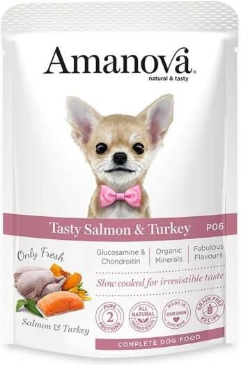 Amanova Wet Adult Tasty Salmon Turkey