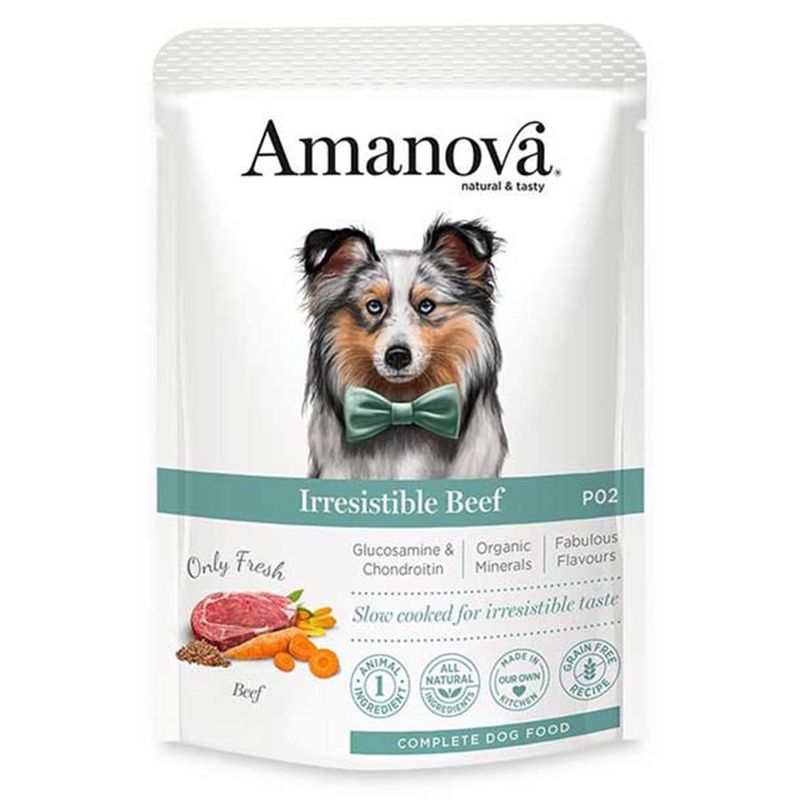 Amanova P02 Pouch Irresistible Beef 100 gr.