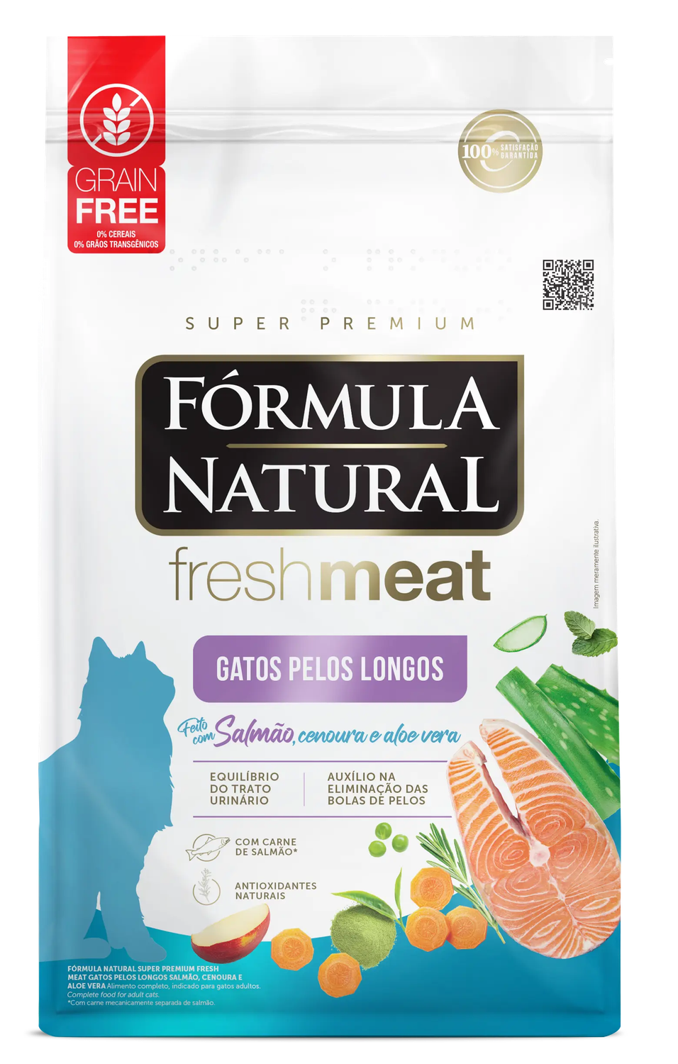 Formula Natural Fresh Meat - Gatos Pelos Largos