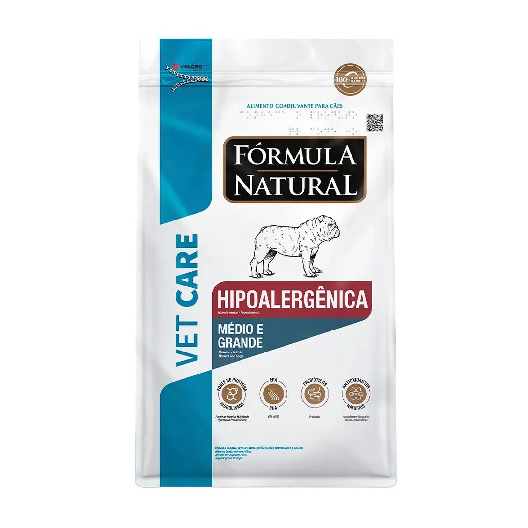 Formula Natural Vet Care Hipoalérgenica - Perro Mediano y Grande