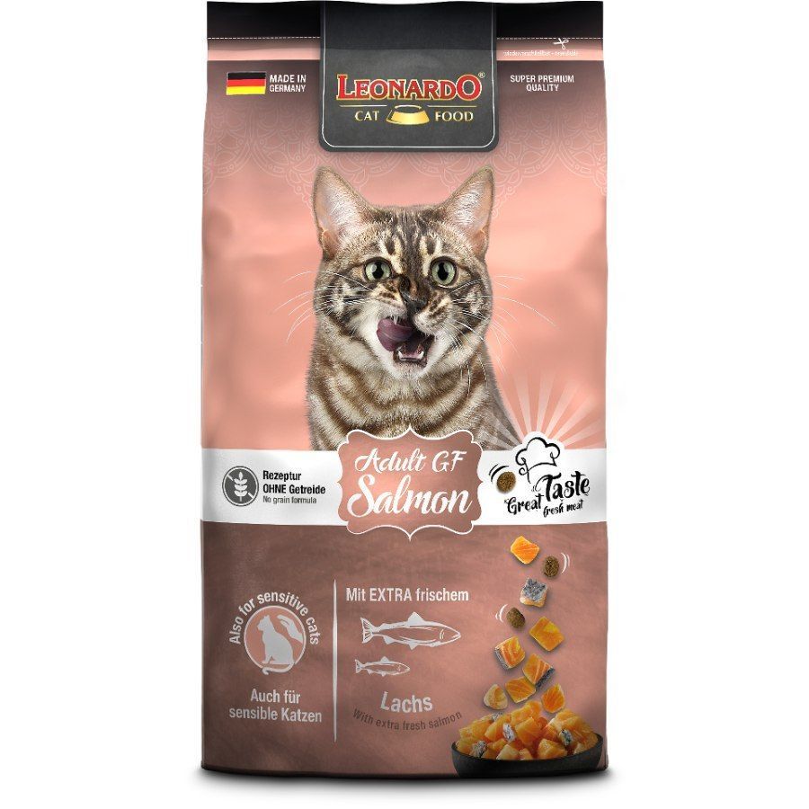 Leonardo Cat Adult Gf Salmón 7.5 kg