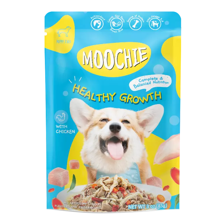 Moochie Dog Crecimiento Saludable 85gr