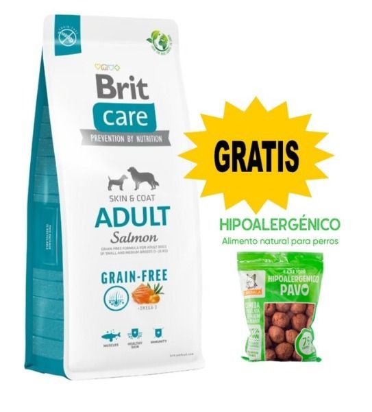 BRIT CARE GF ADULT SALMON  12kg